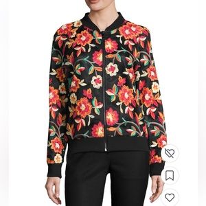 Like New✨Alexia Admor Floral Embroidered Jacket